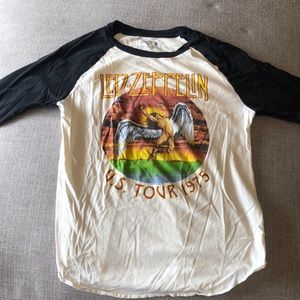 Led Zeppelin Band Baseball T-Shirt